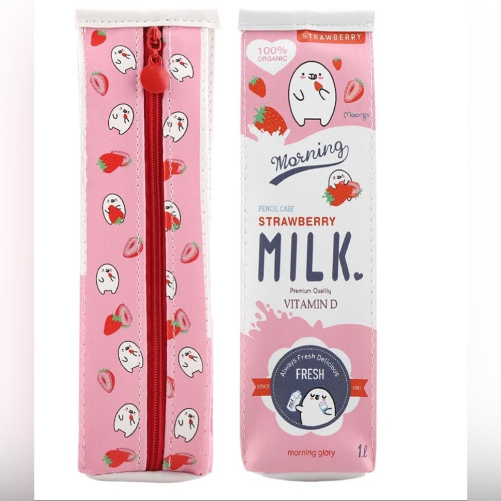 Strawberry Milk Pencil Case